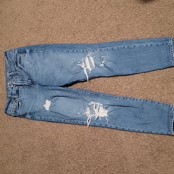 Old Navy Denim - Women's Old Navy high-rise OG straight distressed jeans size 2